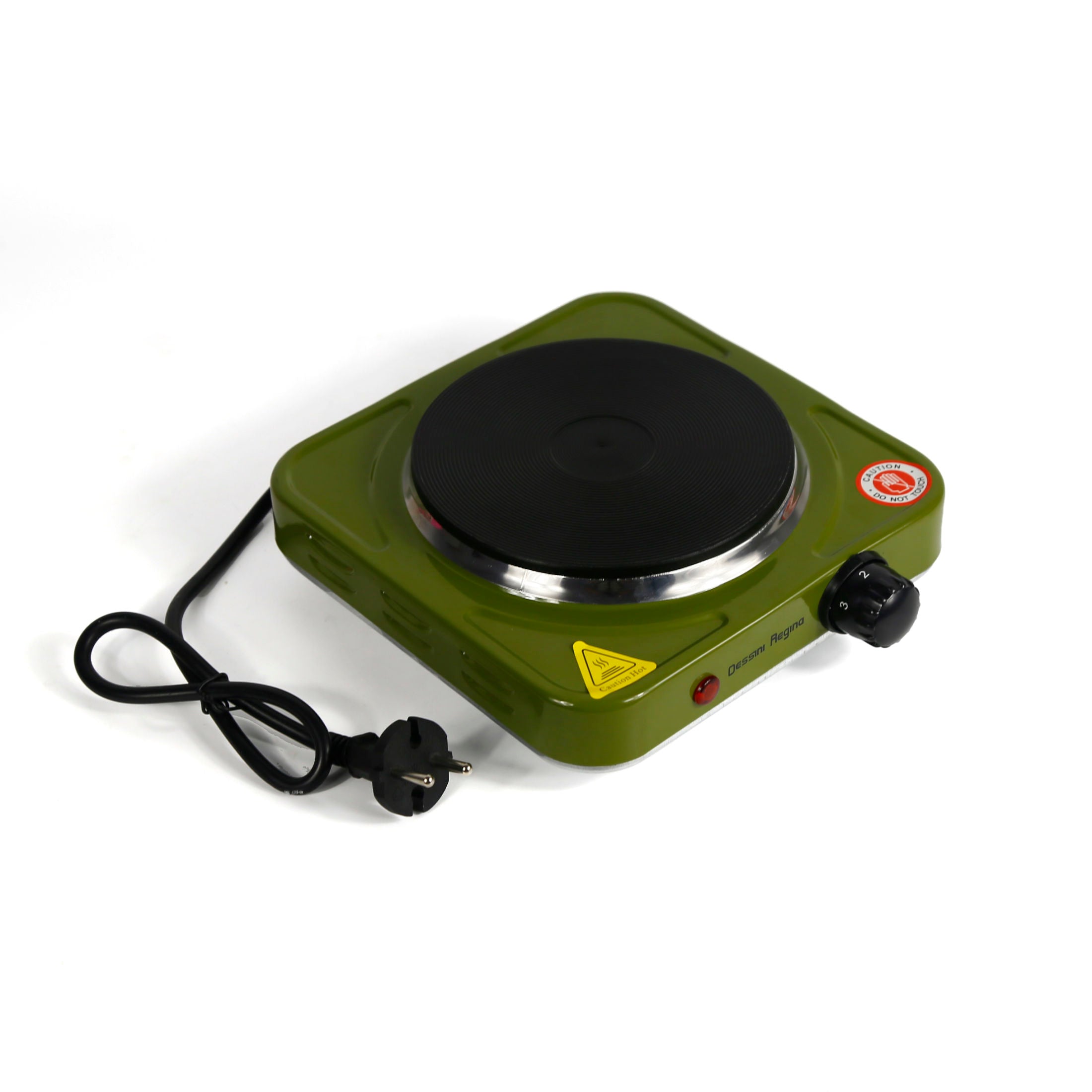 Electric Furnace Hot Plate 1500W Cooktop Single Electric Burner Portable Hot Plate Travel Cook Stove Counter top• Heavy-duty heating plate • Temperature level selection with thermostat • Pilot lamp for power on • Easy to clean body and heating surface • 1